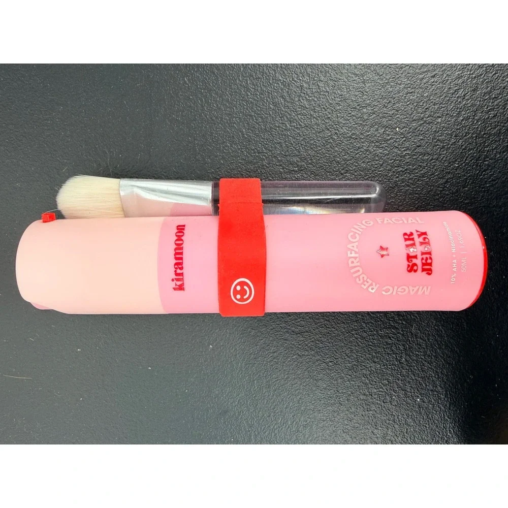 Kiramoon Star Jelly Magic Resurfacing Facial 10% AHA Niacinamide 50ml with Brush